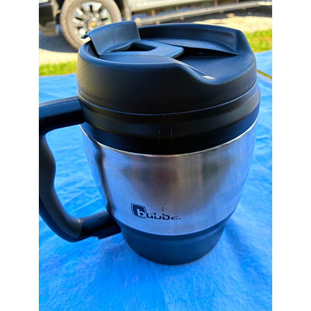 Bubba Stainless Steel Insulated Travel Mug w/ Handle Drink-Through Lid 51-60oz